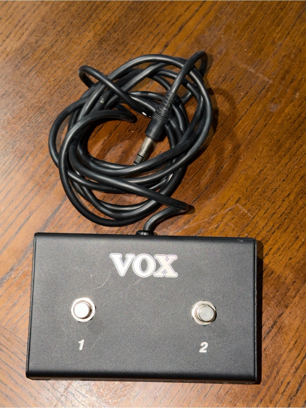 Black 2-Button Footswitch for Amplifier Control - Picture 6 of 7